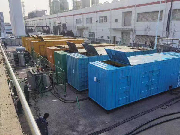 河池柴油发电机出租案例展示